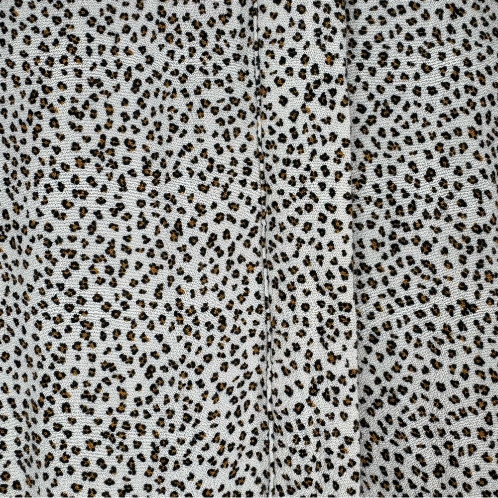 Banana Republic ECOVEROM BALLOON-SLEEVE BLOUSE Leopard Animal Print Size XXS - Picture 3 of 8